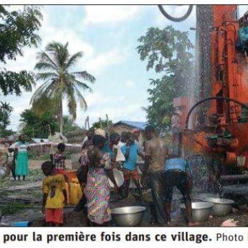 Revue de presse : Accès à l'eau potable : bilan et nouveau projet pour l'association Afrique 70