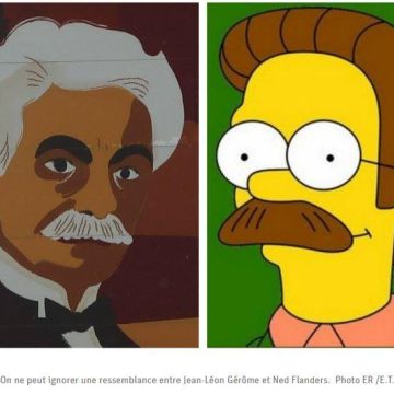 Revue de presse :  Jean-Léon Gérôme et les Simpson, comme un air de famille