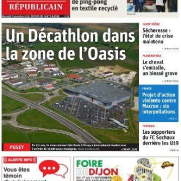 Revue de presse : A la Une : Un décathlon dans la zone de l'Oasis