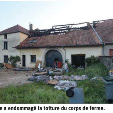 Revue de presse : Incendie dans une ancienne  ferme en rénovation