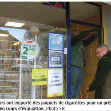 Revue de presse : Vol de tabac à l'épicerie