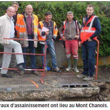 Revue de presse : Travaux au Mont Chanois