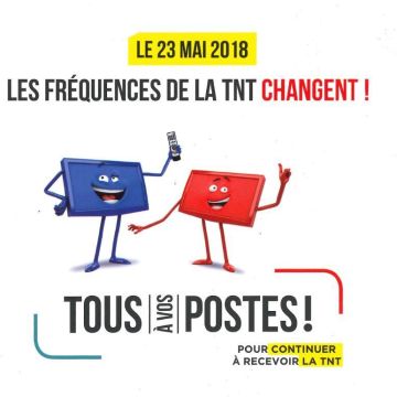 Le 23 mai les fréquences de la TNT changent !