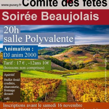 Soirée Beaujolais