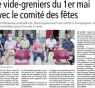 Revue de presse : Le vide-greniers du 1er mai avec le comité des fêtes