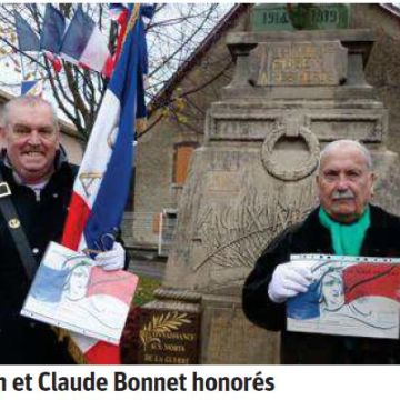 Revue de presse : Jean Bonvilain et Claude Bonnet honorés