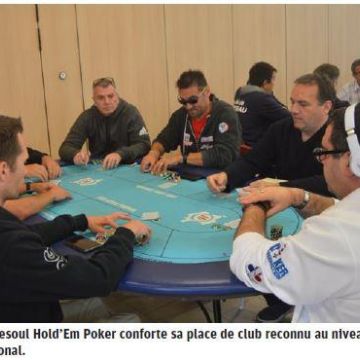 Revue de presse : Le club de poker au championnat de France