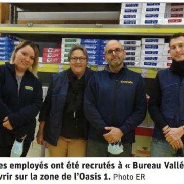 Revue de presse : « Bureau Vallée » une nouvelle enseigne à la ZAC de l'Oasis 1