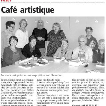 LPV 30/12/15 : Café artistique