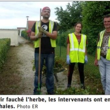 Revue de presse : Débroussaillage de la charrière Tillot