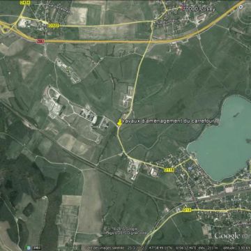 Travaux sur le croisement de la RD118 et de la route du Bois Mourlo
