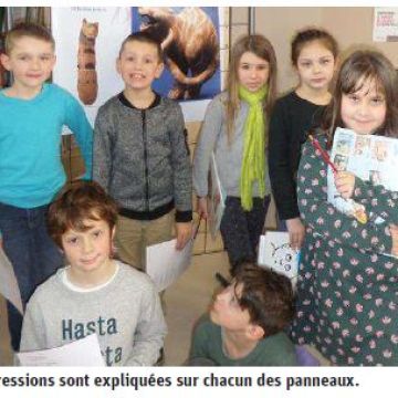 Revue de presse : Les expressions de la langue  française à travers une exposition