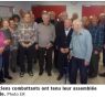 Revue de presse : Vingt-huit membres chez les anciens combattant