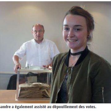 Revue de presse : Cassandre a voté  le lendemain de sa majorité