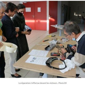 Revue de presse : Café Répar'tout le 15 janvier à la maison communale