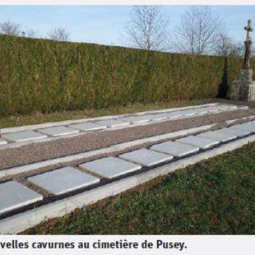 Revue de presse : De nouvelles cavurnes  au cimetière