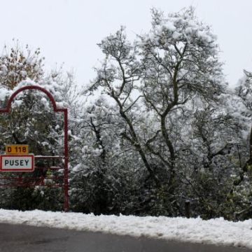 Première neige de la saison