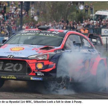 Revue de presse : Leçons de pilotage avec Sébastien Loeb et Vincent Philippe